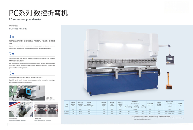 Série de PC Series CNC Press Breke